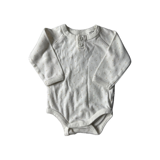 Jamie Kay Girls White | polka dot Onesie Size: 3-6 months White | polka dot