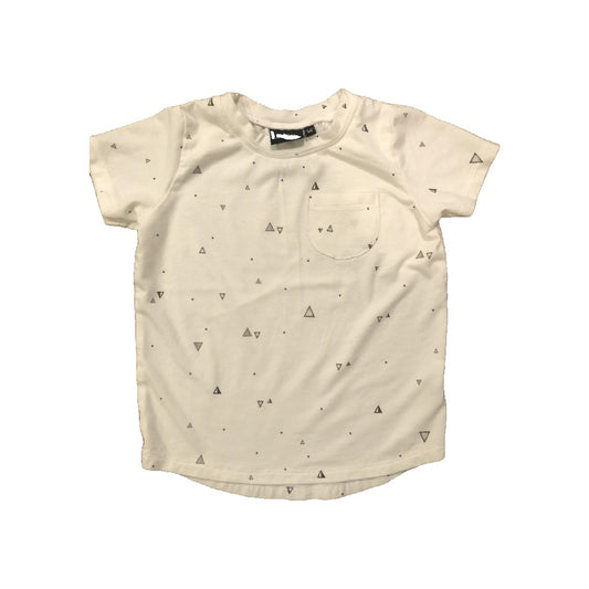 BabySprouts co Girls White | polka dot T-Shirt Size: 18-24 months White | polka dot