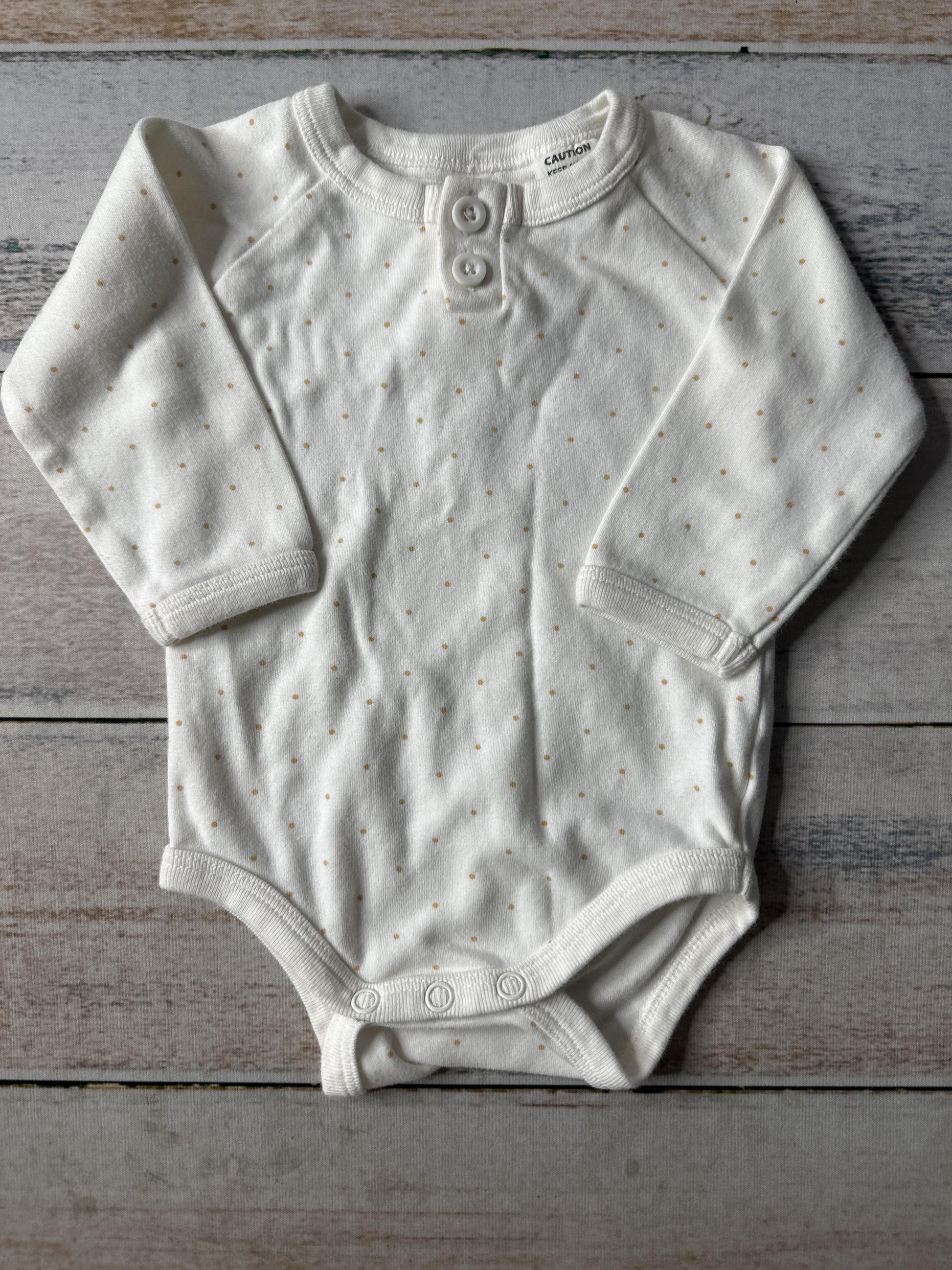 Jamie Kay Girls White | polka dot Onesie Size: 3-6 months White | polka dot