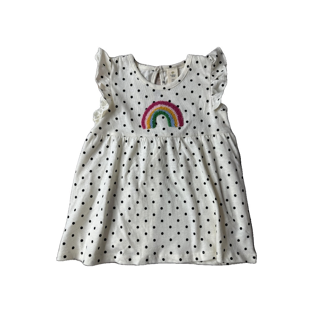 Tucker + Tate Girls White | polka dot Dress Size: 18 months White | polka dot