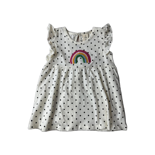 Tucker + Tate Girls White | polka dot Dress Size: 18 months White | polka dot