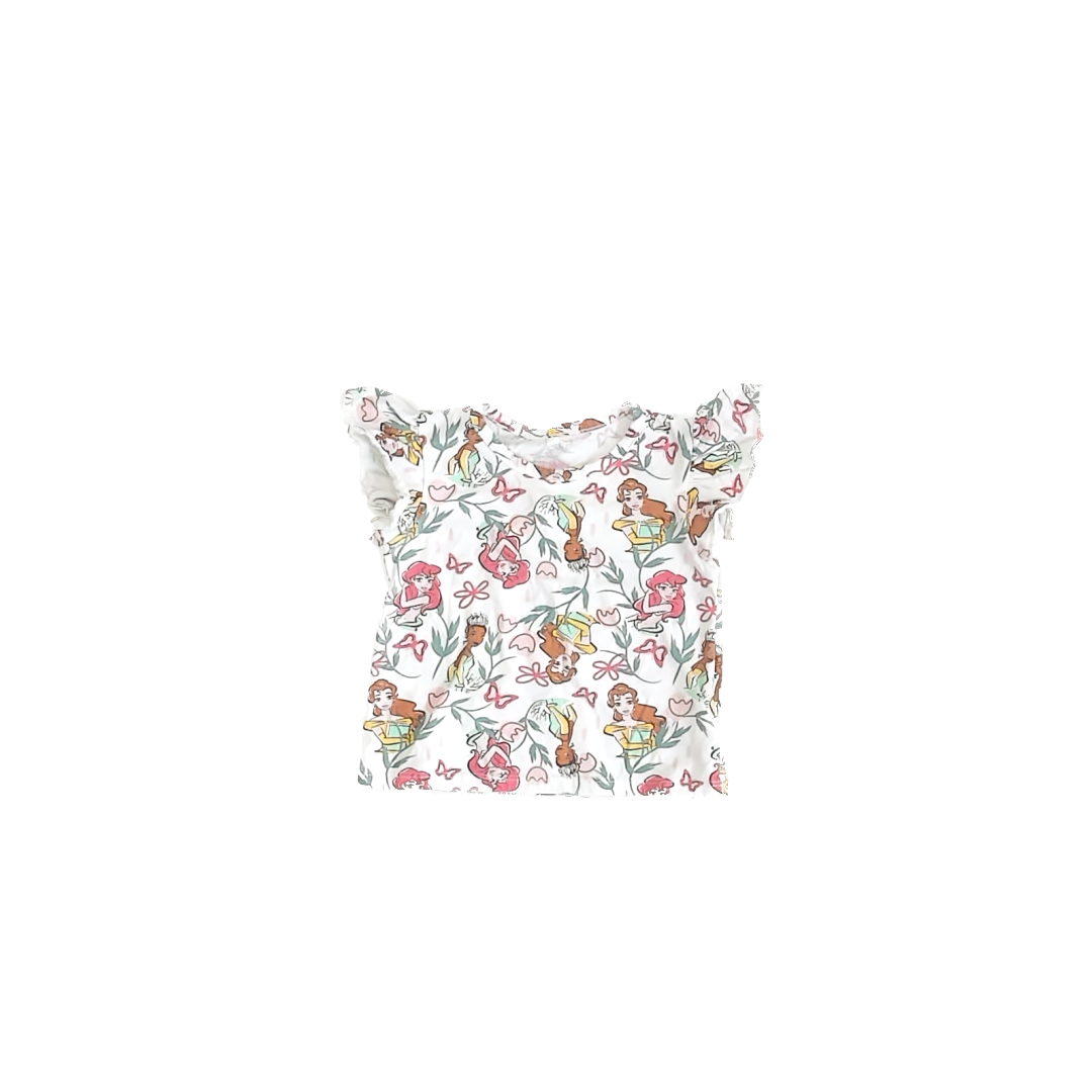 Disney Princess Girls White | Princesses T-Shirt Size: 2T White | Princesses