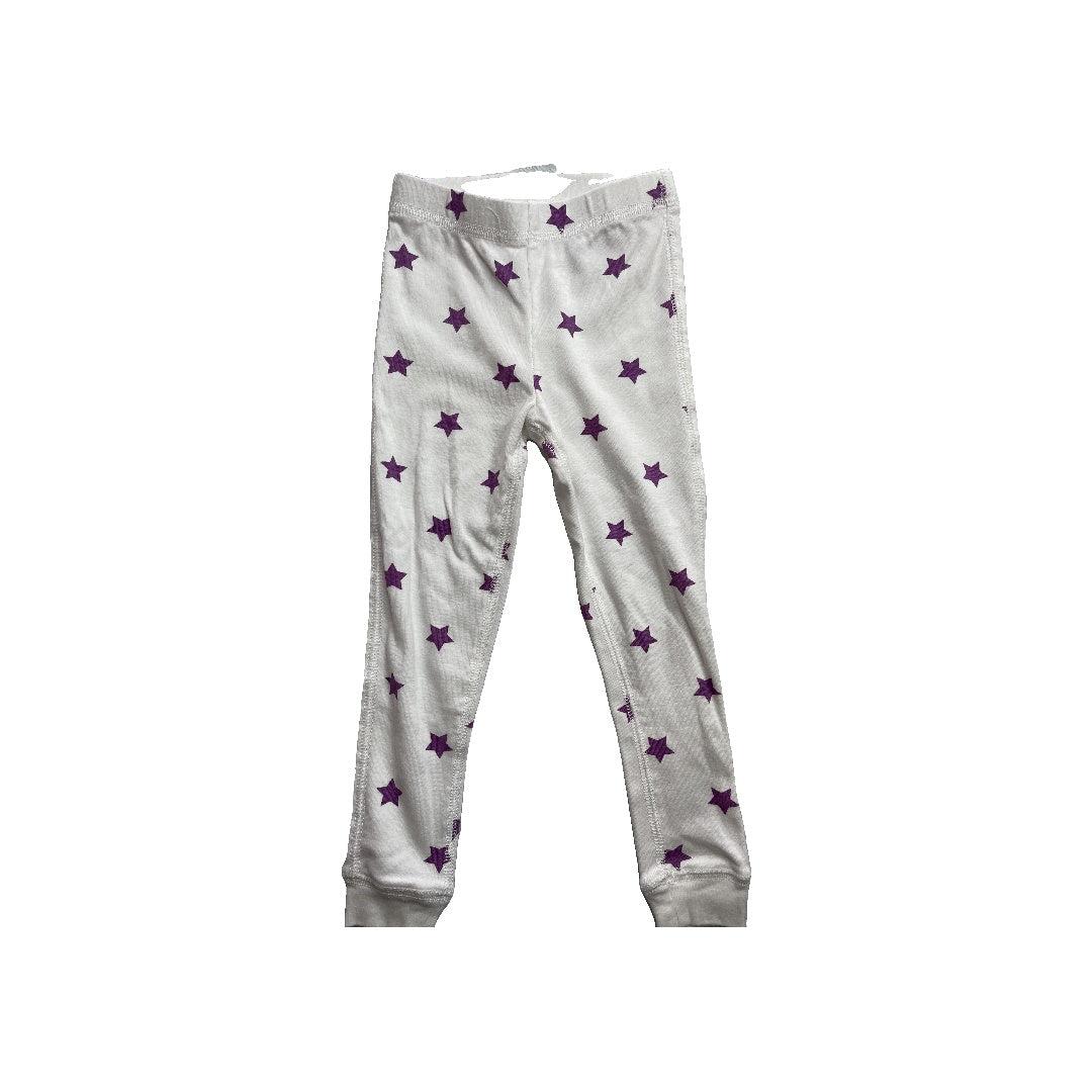 Primary Girls White | purple | Stars Pajamas Size: 2-3 Years White | purple | Stars
