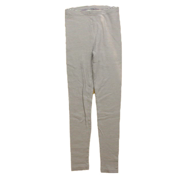 Tea Girls White | Purple | Stripes Leggings Size: 7 Years