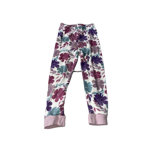 Burt's Bees Girls White | purple | Turquoise Pajamas Size: 2T White | purple | Turquoise