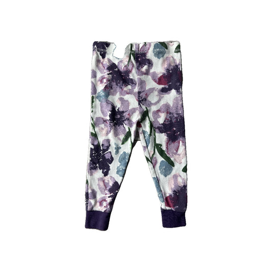 Burt's Bees Unisex White | purple Pajamas Size: 12 months White | purple