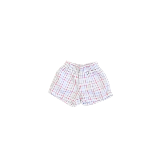 Beaufort Bonnet Co Girls White |Purple Shorts Size: 18-24 Months White |Purple