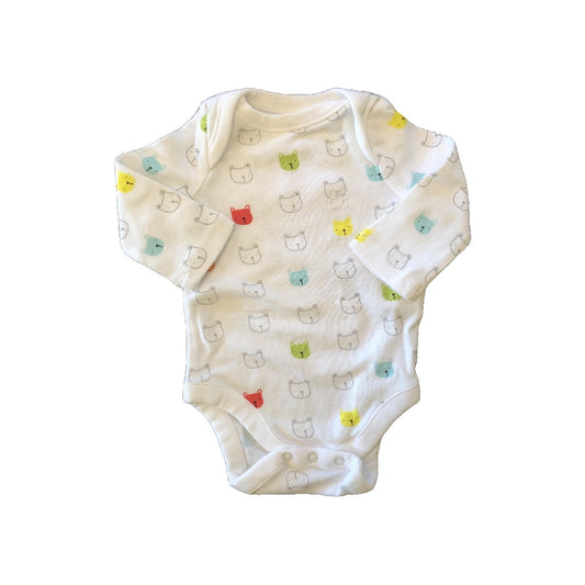 Gap Unisex White | Rainbow | bears Onesie Size: Newborn White | Rainbow | bears