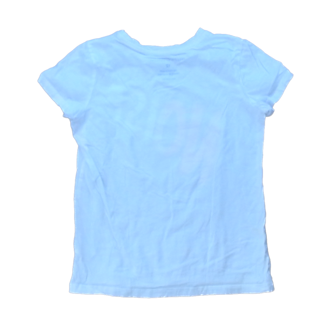 Rockets Of Awesome Girls White | Rainbow Good Vibes Only T-Shirt Size: 12 Years White | Rainbow Good Vibes Only