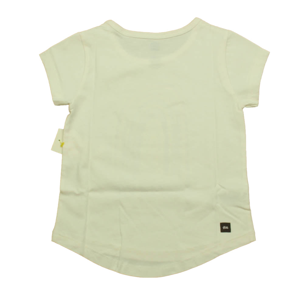 Tea Girls White Rainbow T-Shirt Size: 2T