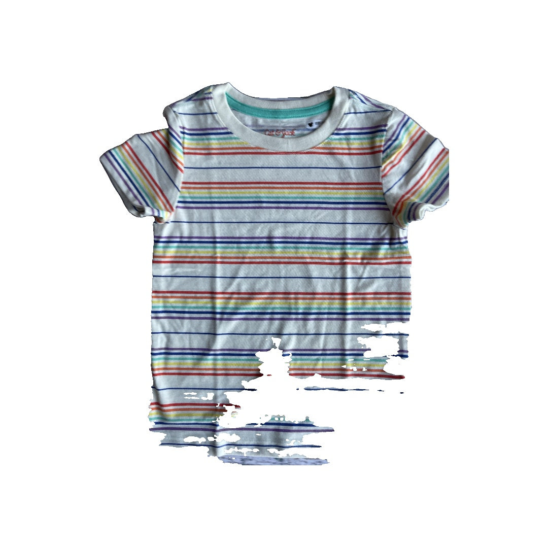 Cat & Jack Boys White | Rainbow Shirt Size: 3T White | Rainbow