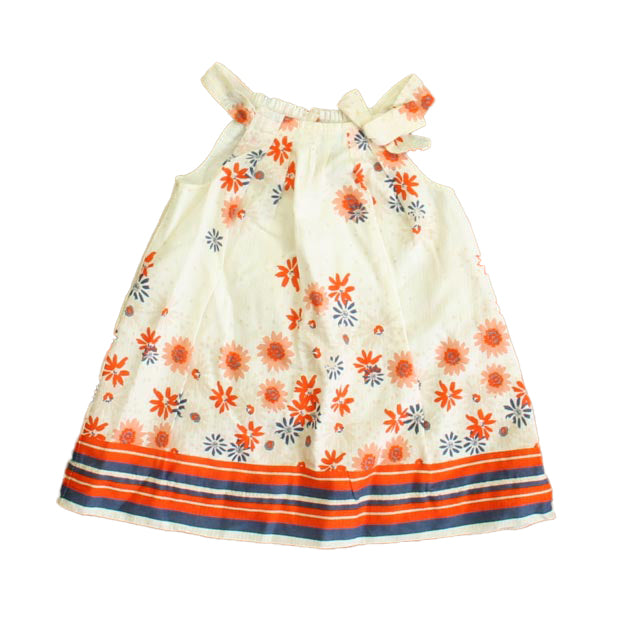 Gap Girls White | Red | Blue Dress Size: 3-6 Months White | Red | Blue