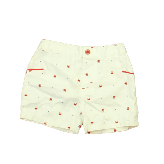 Mayoral Boys White | Red Crabs Shorts Size: 12 Months