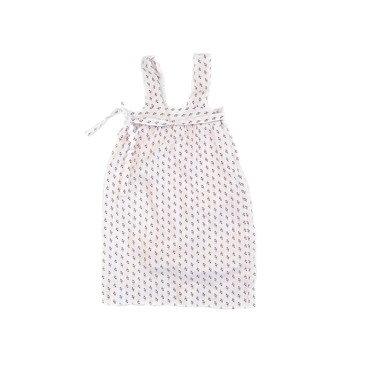 Kokomojo Girls White | Red Floral Dress Size: 4T White | Red Floral