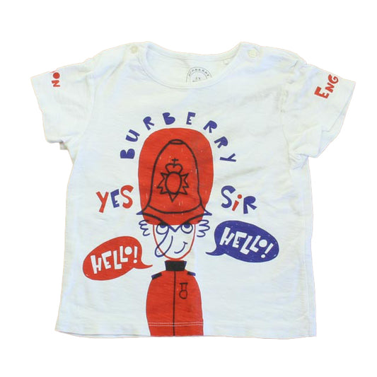 Burberry Unisex White | Red Guard T-Shirt Size: 2T White | Red Guard