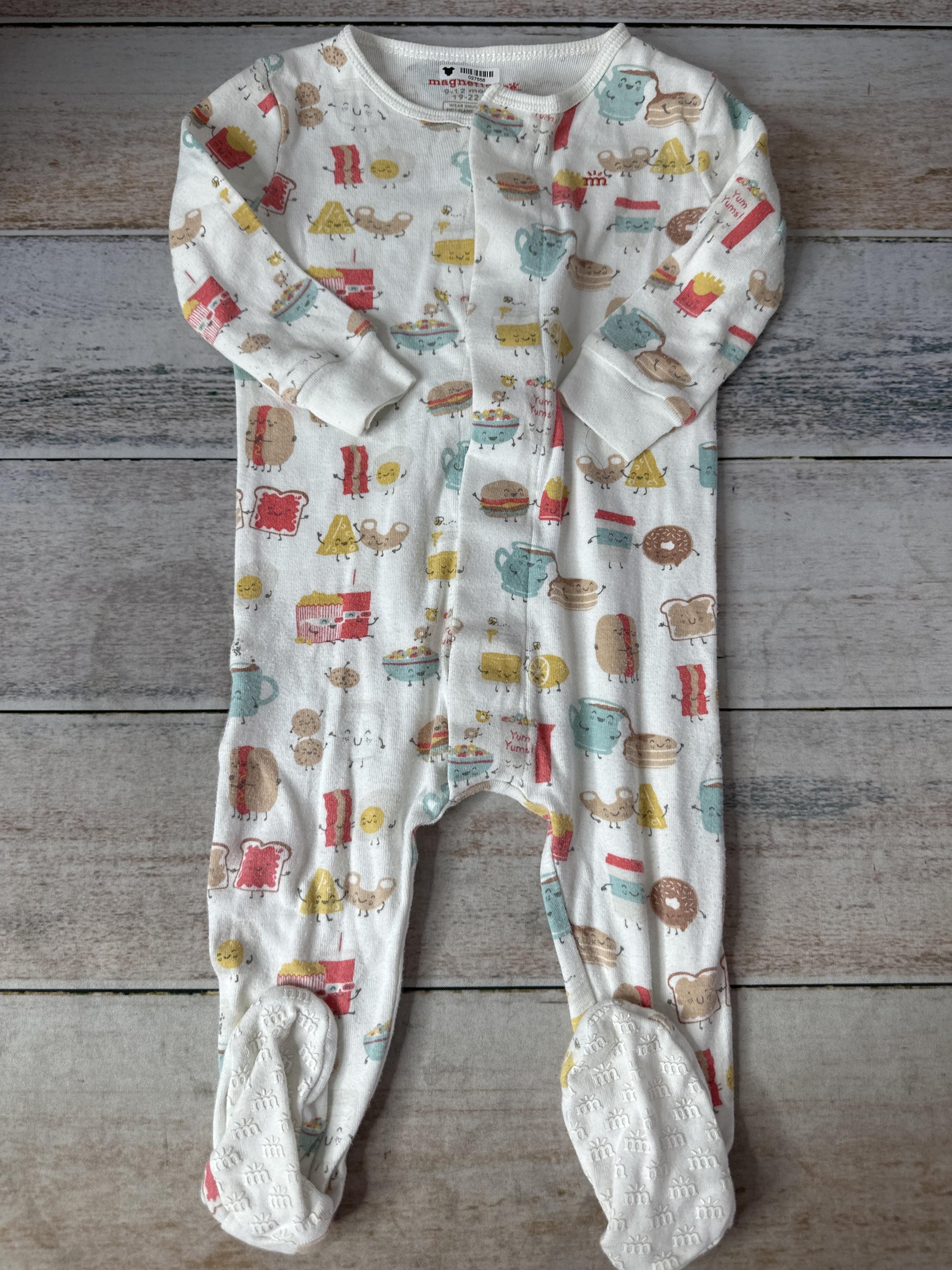 Magnetic Me Unisex White | Red | Light Blue | light green | Yellow Pajamas Size: 9-12 Months White | Red | Light Blue | light green | Yellow