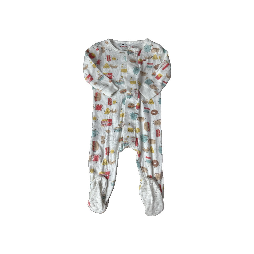 Magnetic Me Unisex White | Red | Light Blue | light green | Yellow Pajamas Size: 9-12 Months White | Red | Light Blue | light green | Yellow