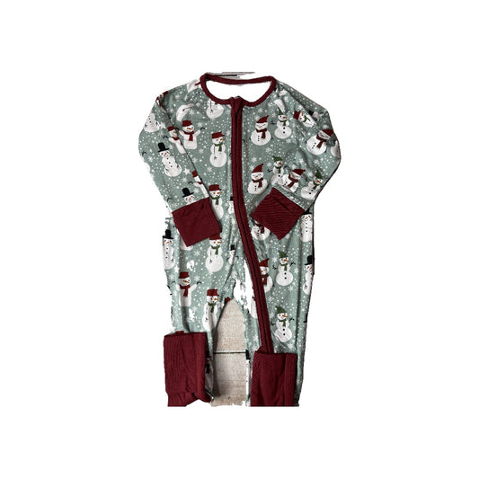 Emerson Unisex White | Red | light green Pajamas Size: 12-18 months White | Red | light green
