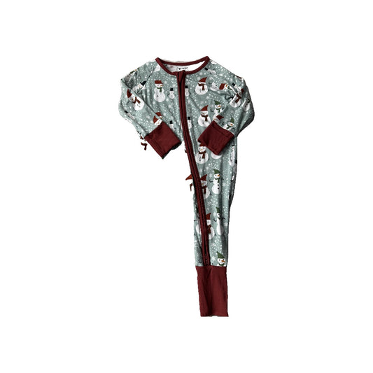 Emerson Unisex White | Red | light green Pajamas Size: 6-12 months White | Red | light green