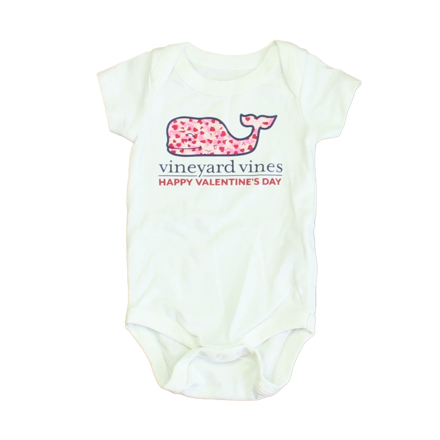 Vineyard Vines Unisex White | Red Whale Onesie Size: 3-6 Months White | Red Whale