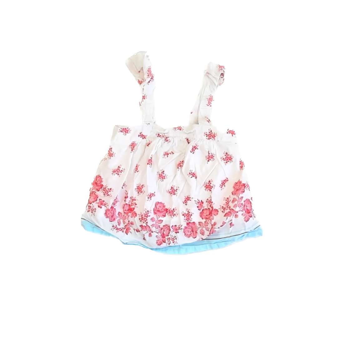Janie and Jack Girls White | Red Tank Top Size: 4T White | Red