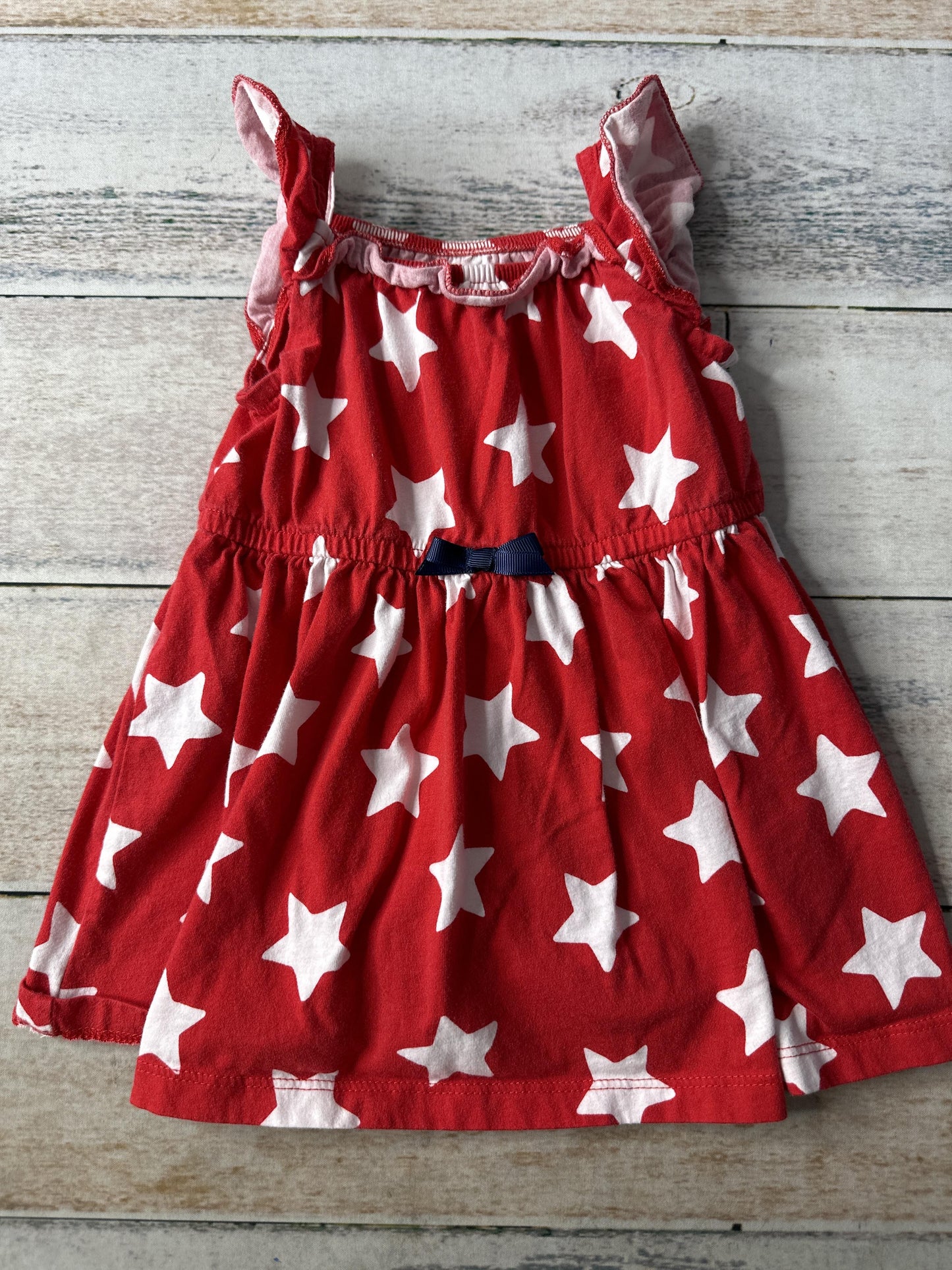 Child of Mine Girls White | Red Dress Size: 6-9 months White | Red