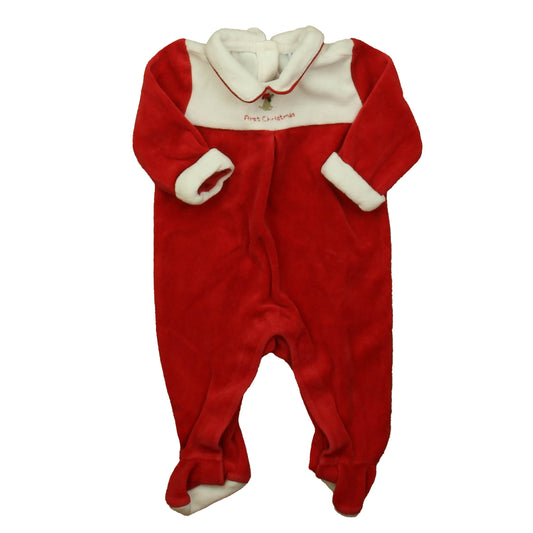 Janie and Jack Unisex White | Red Long Sleeve Outfit Size: 0-3 Months White | Red