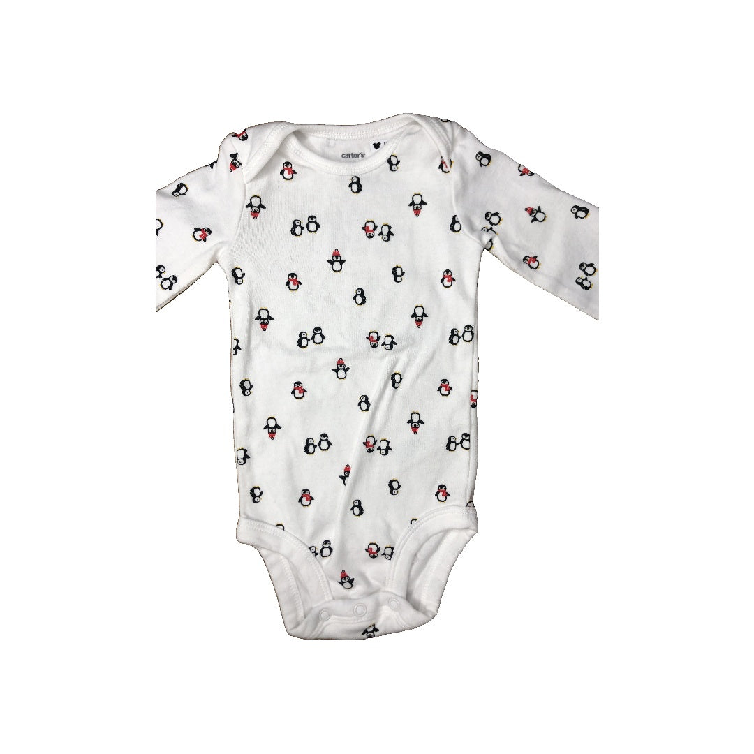Carters Girls White | Red Onesie Size: 3-6 months White | Red