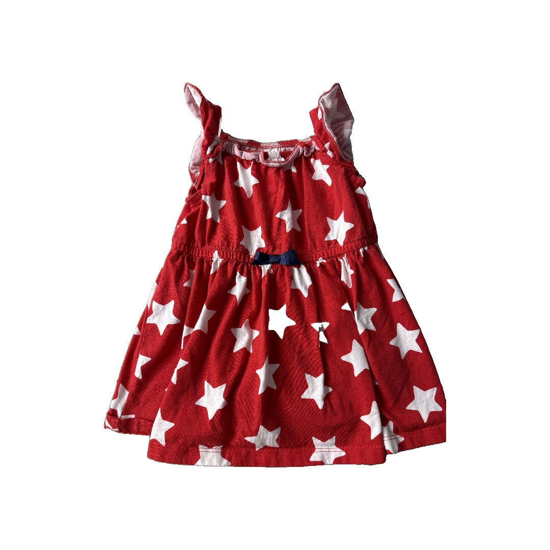 Child of Mine Girls White | Red Dress Size: 6-9 months White | Red