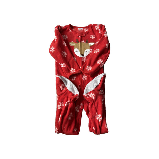 Carters Girls White | Red Pajamas Size: 3T White | Red