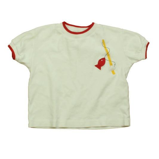 Florence Eiseman Girls White | Reed Fish T-Shirt Size: 4T White | Reed Fish