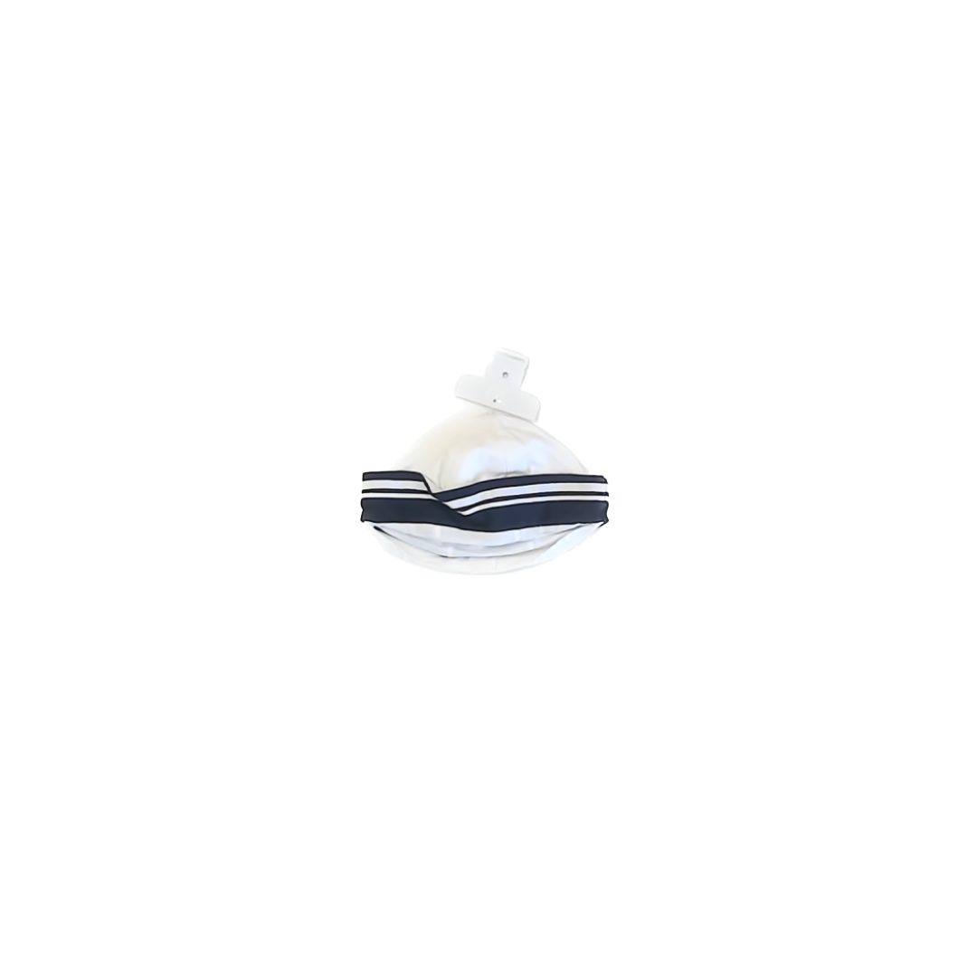Unknown Boys White Sailor Hat Size: 6 Months White Sailor