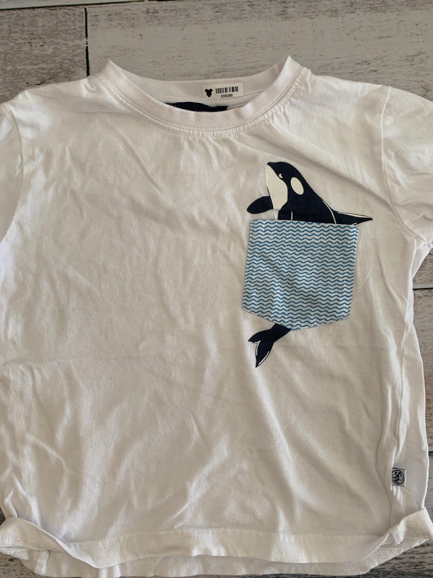Sophie and Sam Boys White | Sea Animals | whales T-Shirt Size: 4T White | Sea Animals | whales