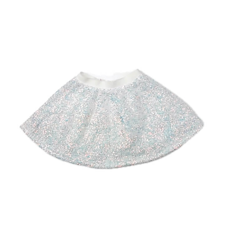 Mila & Rose Girls White Sequins Skirt Size: 4T White Sequins