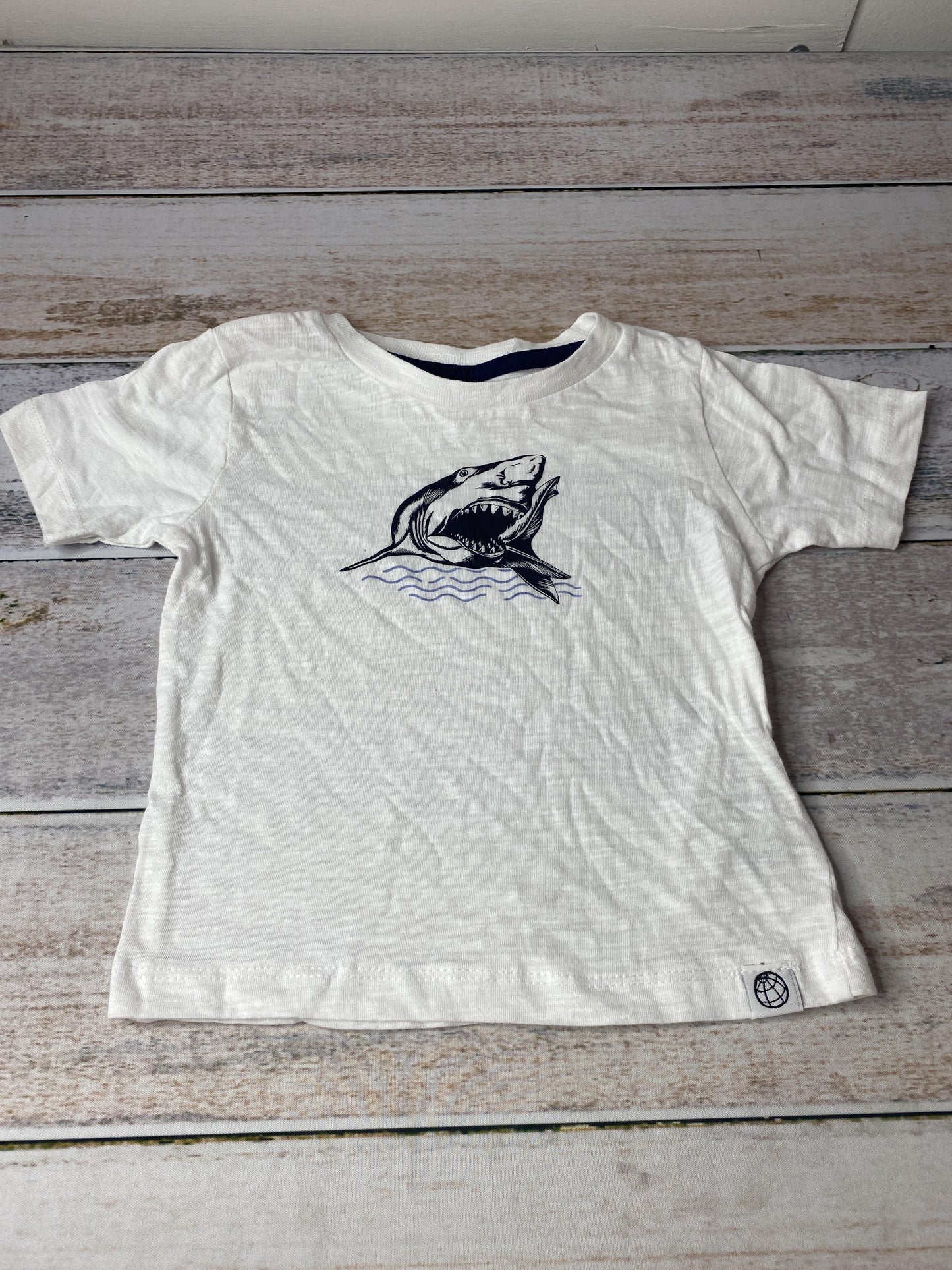 Free Planet Boys White | Sharks T-Shirt Size: 2T White | Sharks