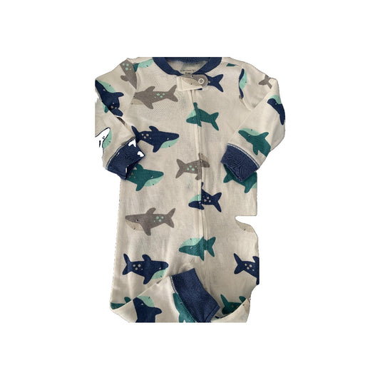 Carters Boys White | Sharks Pajamas Size: 9 months White | Sharks