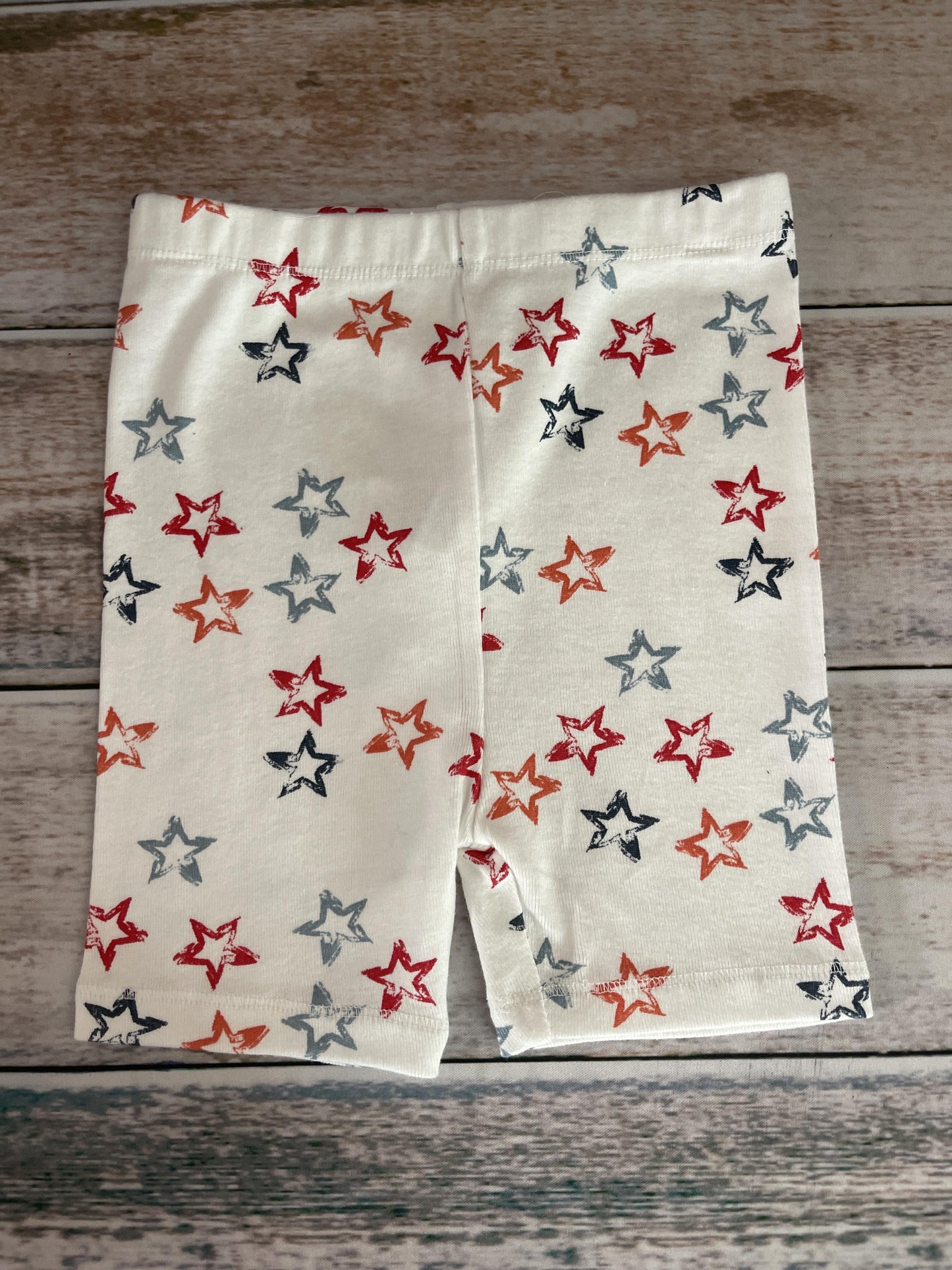 Burt's Bees Unisex White | Stars | Red | Light Blue Pajamas Size: 12 months White | Stars | Red | Light Blue