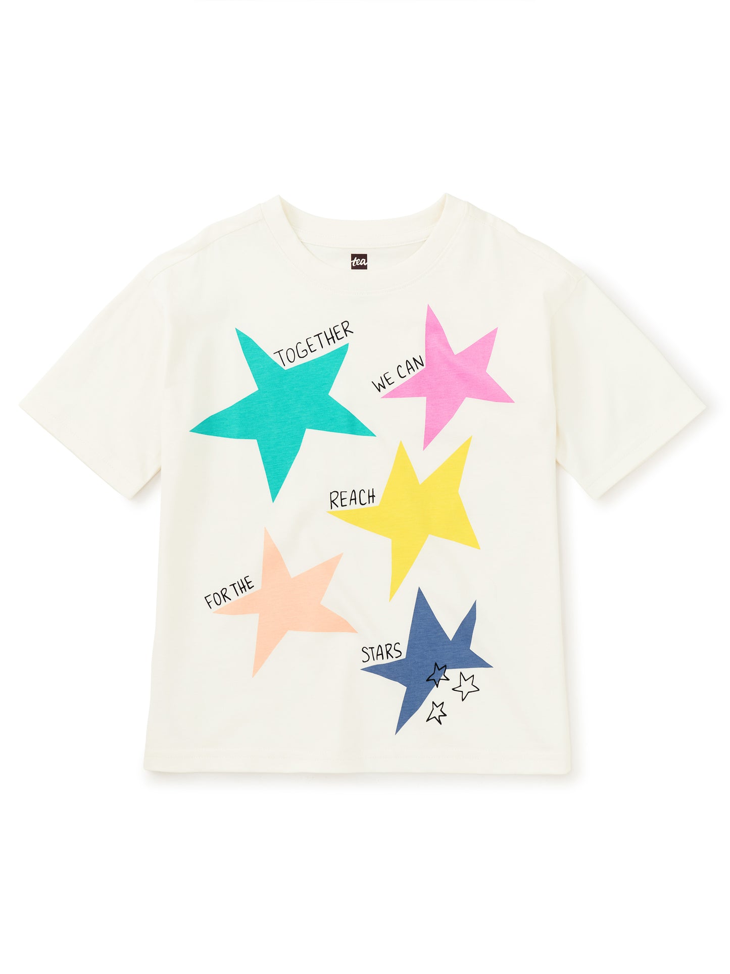 Tea Collection Girls White Stars T-Shirt Size: 2T White Stars