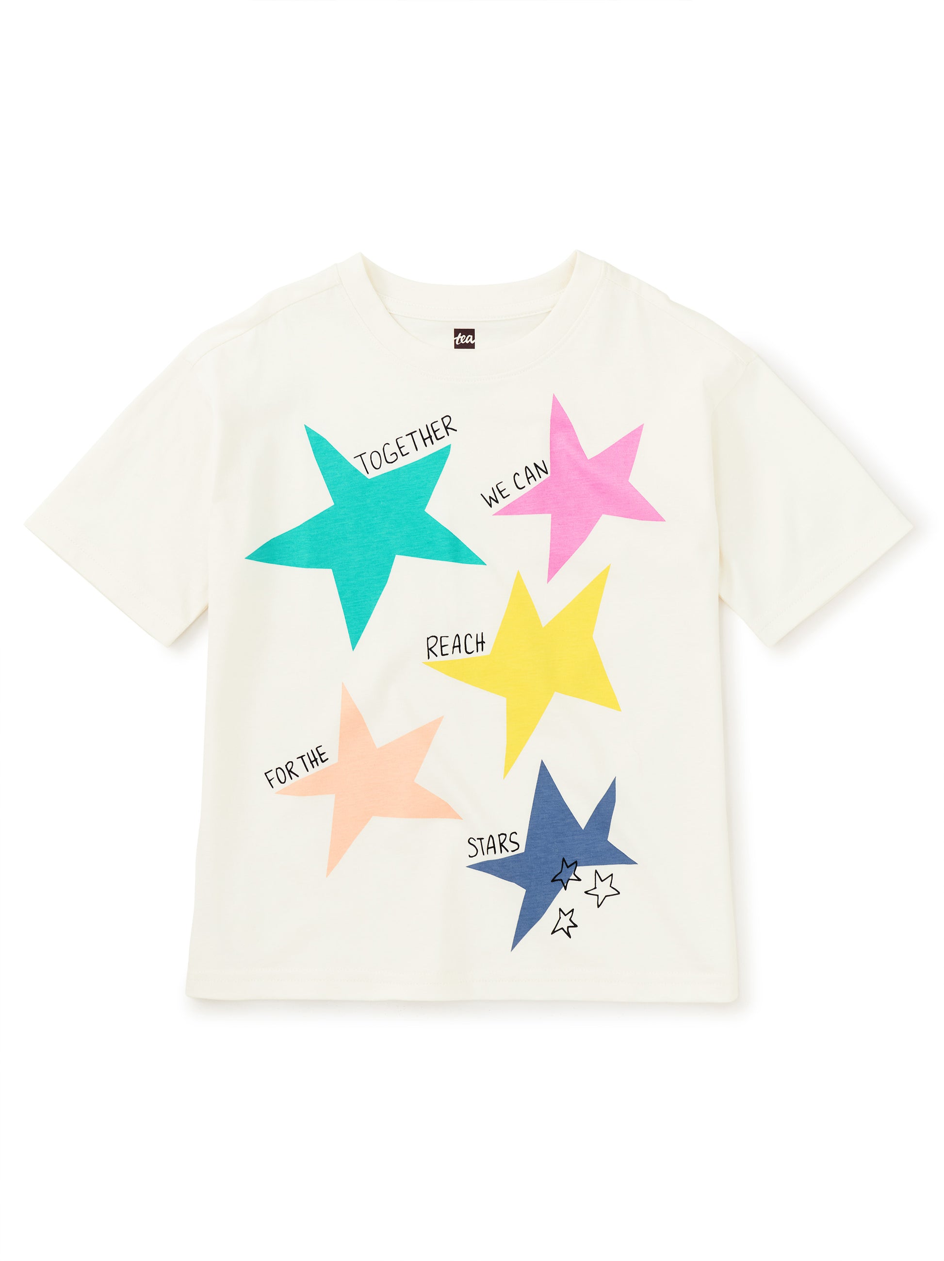Tea Collection Girls White Stars T-Shirt Size: 2T White Stars