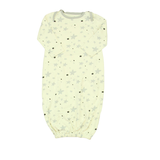 Hanna Andersson Boys White | Stars Nightgown Size: 3-6 Months (60 cms) White | Stars
