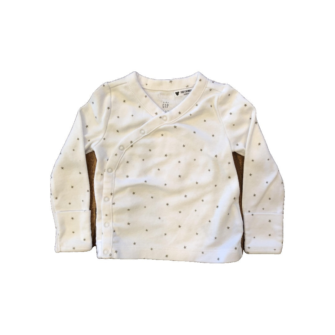 Gap Unisex White | Stars Pajamas Size: 3-6 months White | Stars