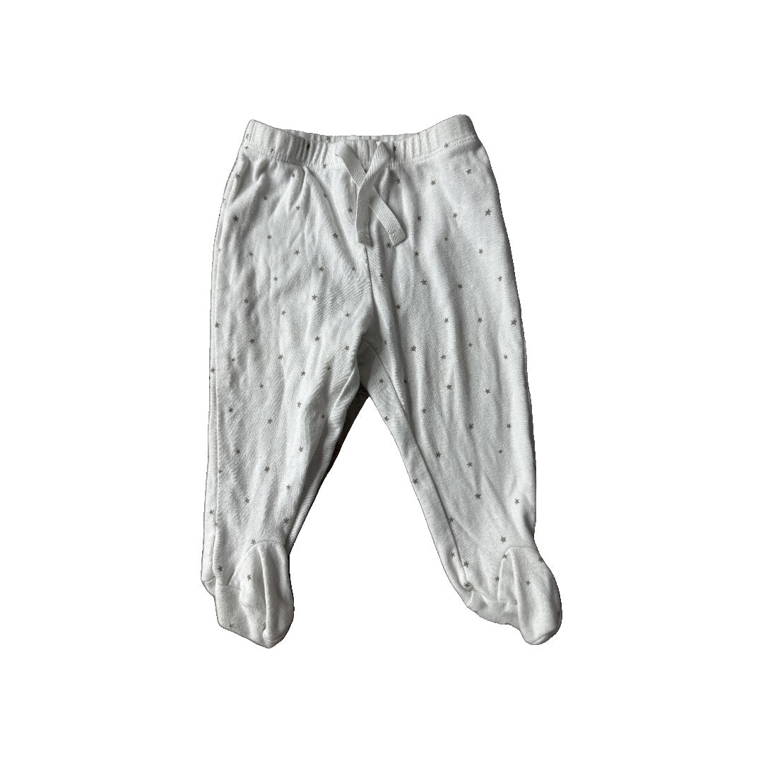 Gap Unisex White | Stars Pajamas Size: 3-6 months White | Stars