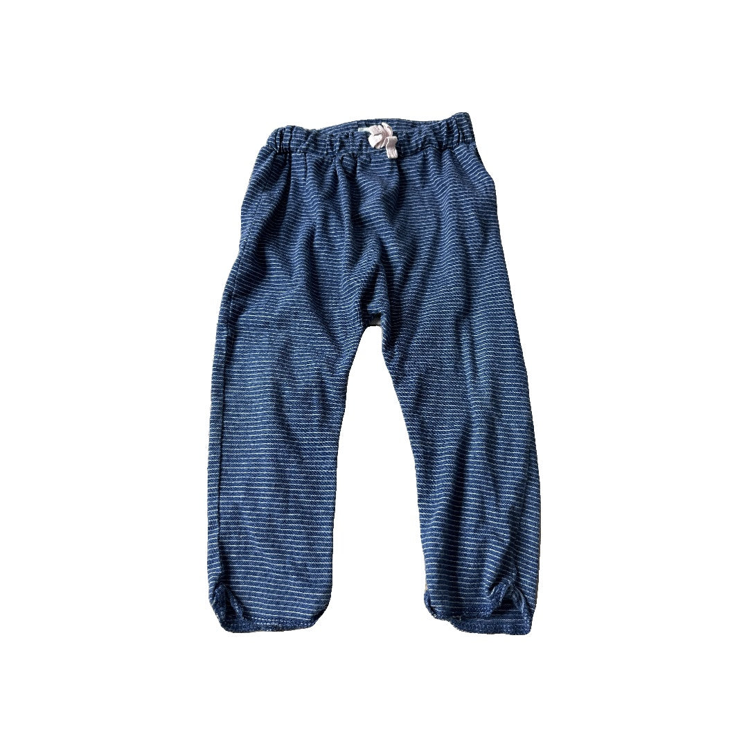 Splendid Unisex White | Stripe | Royal Blue Pants Size: 12-18 months White | Stripe | Royal Blue