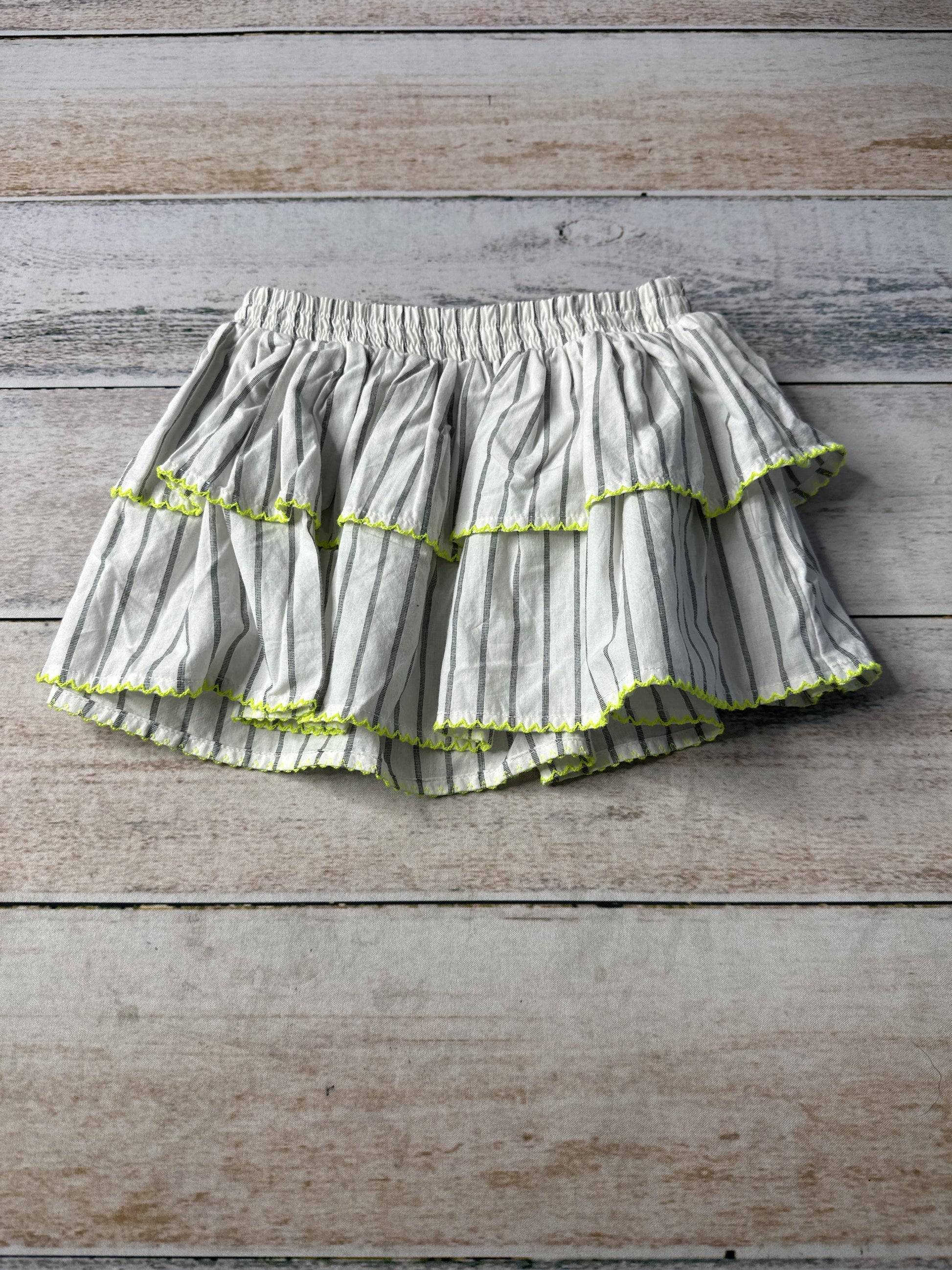 Rockets of Awesome Girls White | Stripe Skirt Size: 18-24 months White | Stripe