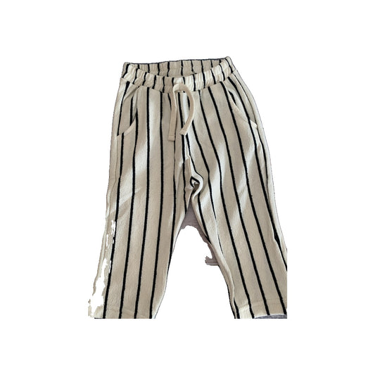 Zara Boys White | Stripe Pants Size: 18-24 months White | Stripe