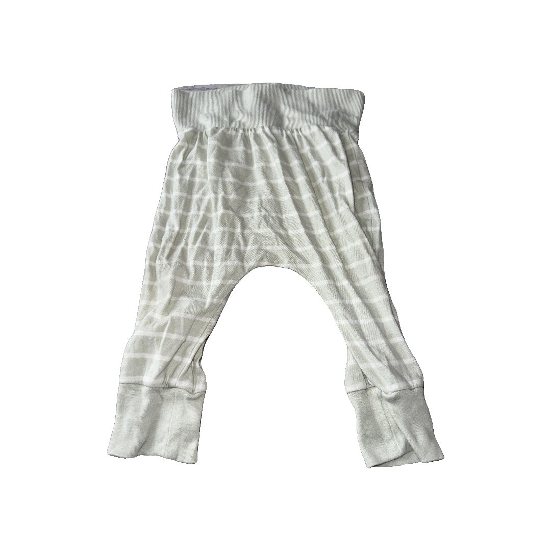 Nordstrom Unisex White | Stripe Pants Size: 9-12 Months White | Stripe