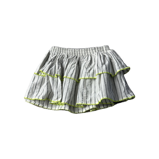 Rockets of Awesome Girls White | Stripe Skirt Size: 18-24 months White | Stripe