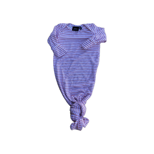 BabySprouts co Girls White | Striped Sleepsack Size: 0-3 months White | Striped