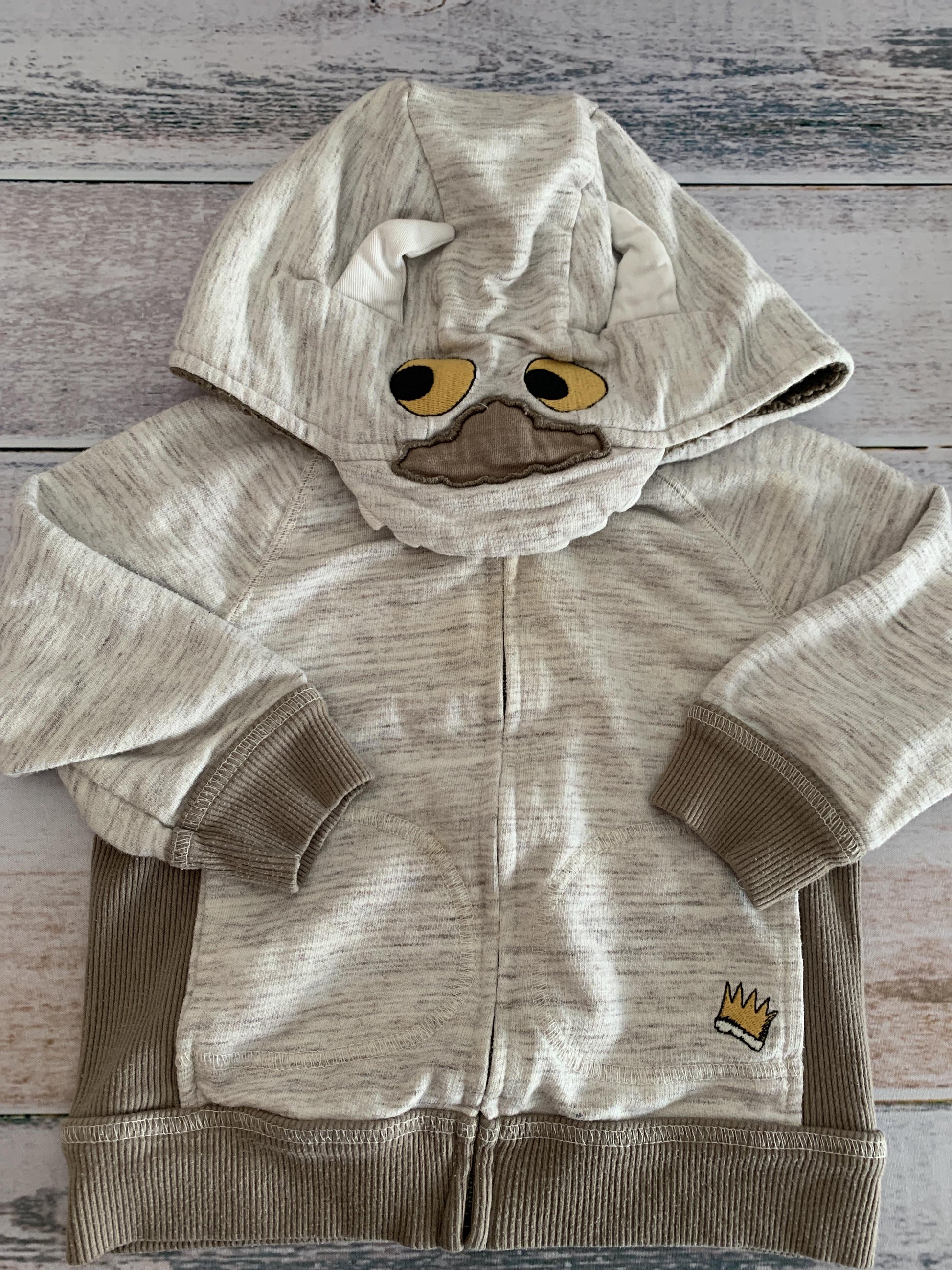 Where The Wild Things Are Boys White | Tan Jacket Size: 18 months White | Tan