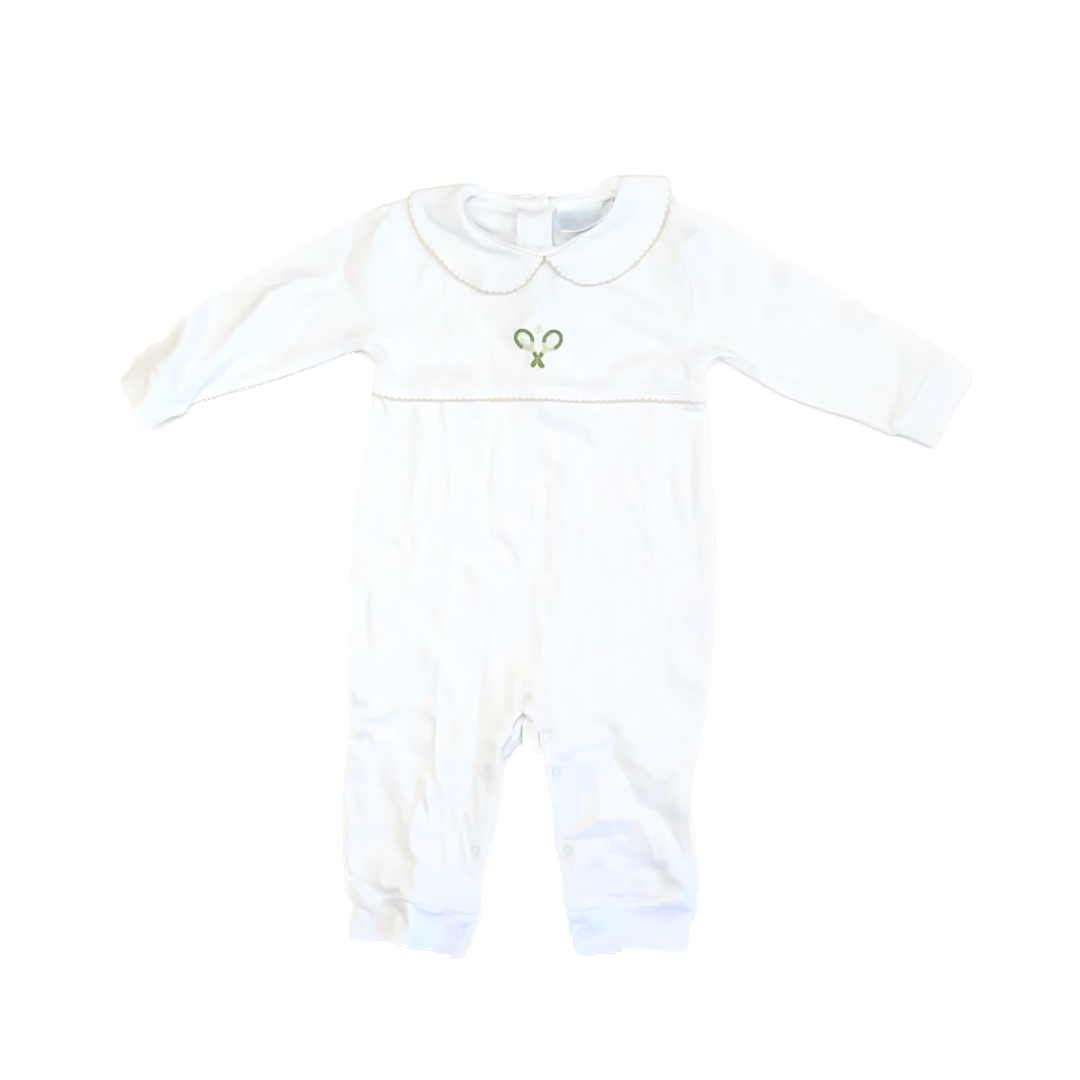 Little English Girls White | Tennis Long Sleeve Outfit Size: 18 Months White | Tennis